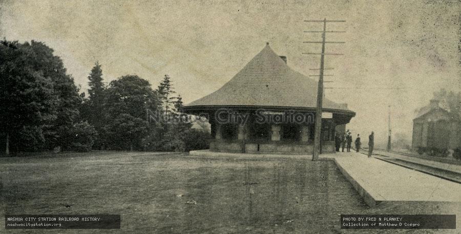 Postcard: Boston & Albany Railroad Station, Hinsdale, Massachusetts
